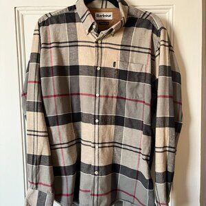 Barbour Men's Flannel Shirt, Tailored fit.